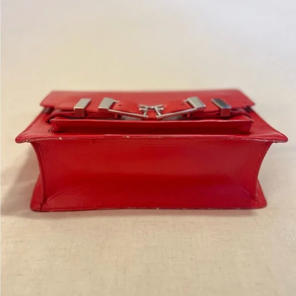A.L.C. Red Leather Shoulder Crossbody Handbag - Picture 2 of 11